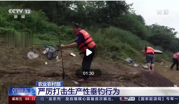 农业农村部:严厉打击生产性垂钓行为