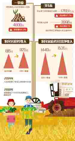 人均可支配收入4600元 农民持续增收