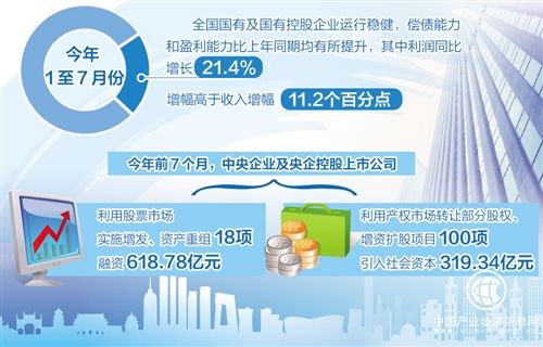 国企改革重点领域和关键环节取得新进展新成效