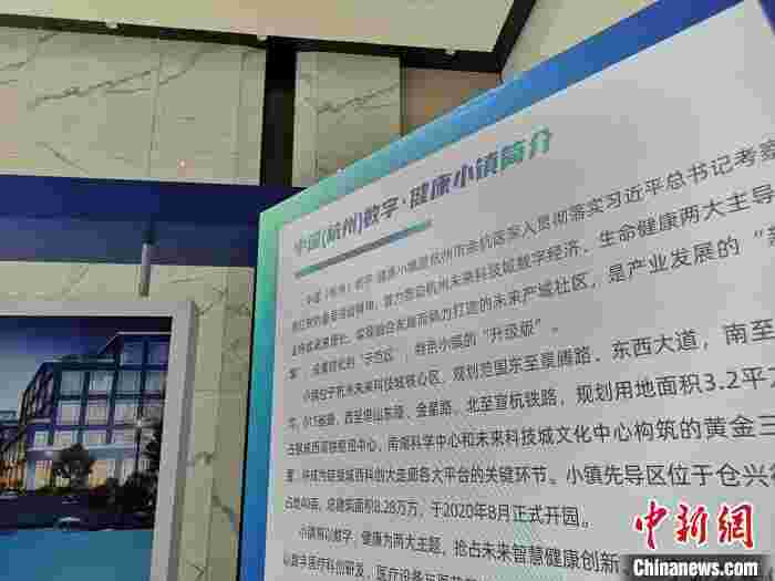 中国(杭州)数字·健康小镇开园 携名校名院布局健康未来