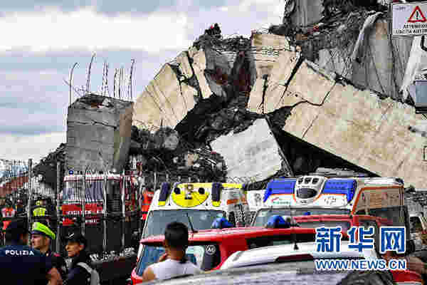 意大利公路桥垮塌20人亡 厄瓜多尔车祸24人亡